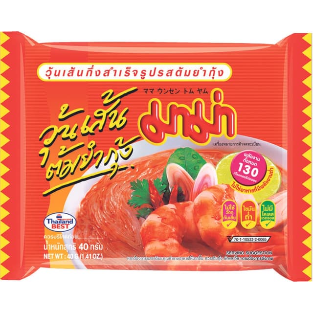 Angebot: MAMA - Instant Bohnen Vermicelli Tom Yam Goong, 30er Pack (30 X 40 GR) 🍜🌶️