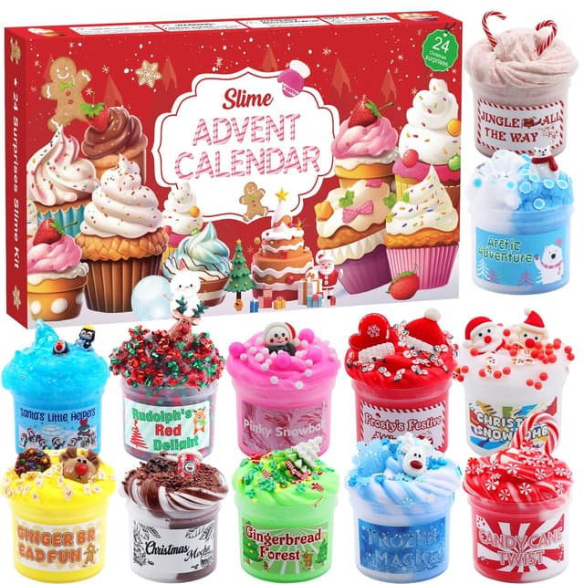 🎅 Schleim Adventskalender 2025 für Jungen Mädchen | Weihnachten Geschenk 🎁
