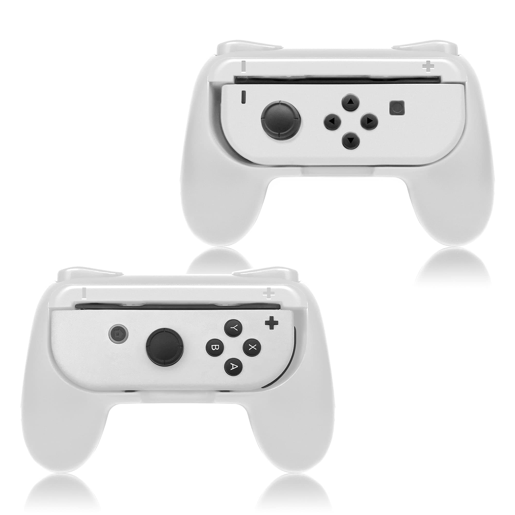 🎮🎉 Super Angebot: FYOUNG Griffe Halterung für JoyCon Switch & Switch OLED Modell - Weiß (2er Pack)