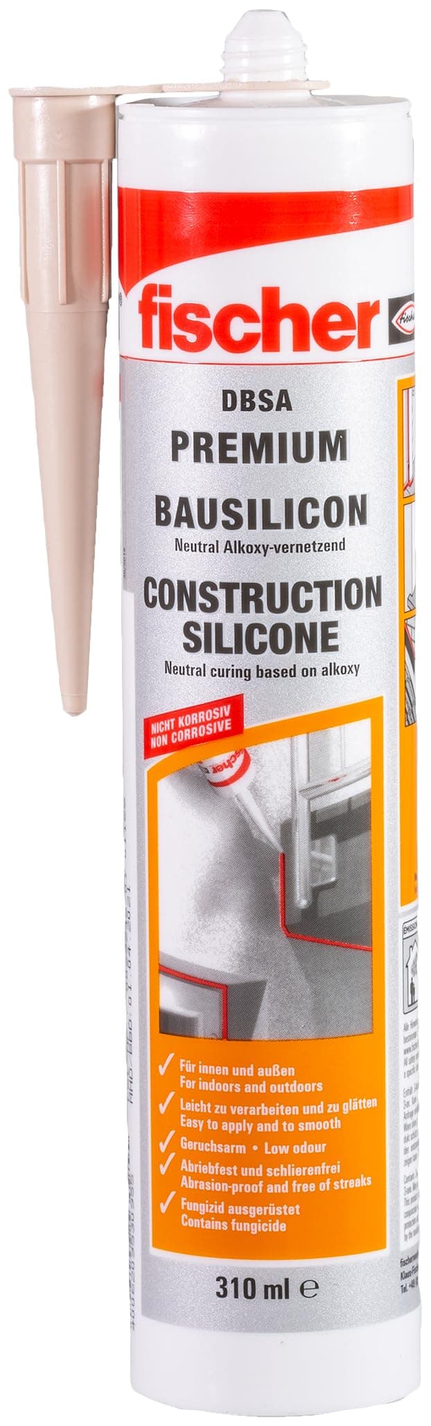 Angebot: Fischer Premium-Bausilikon 310 ml