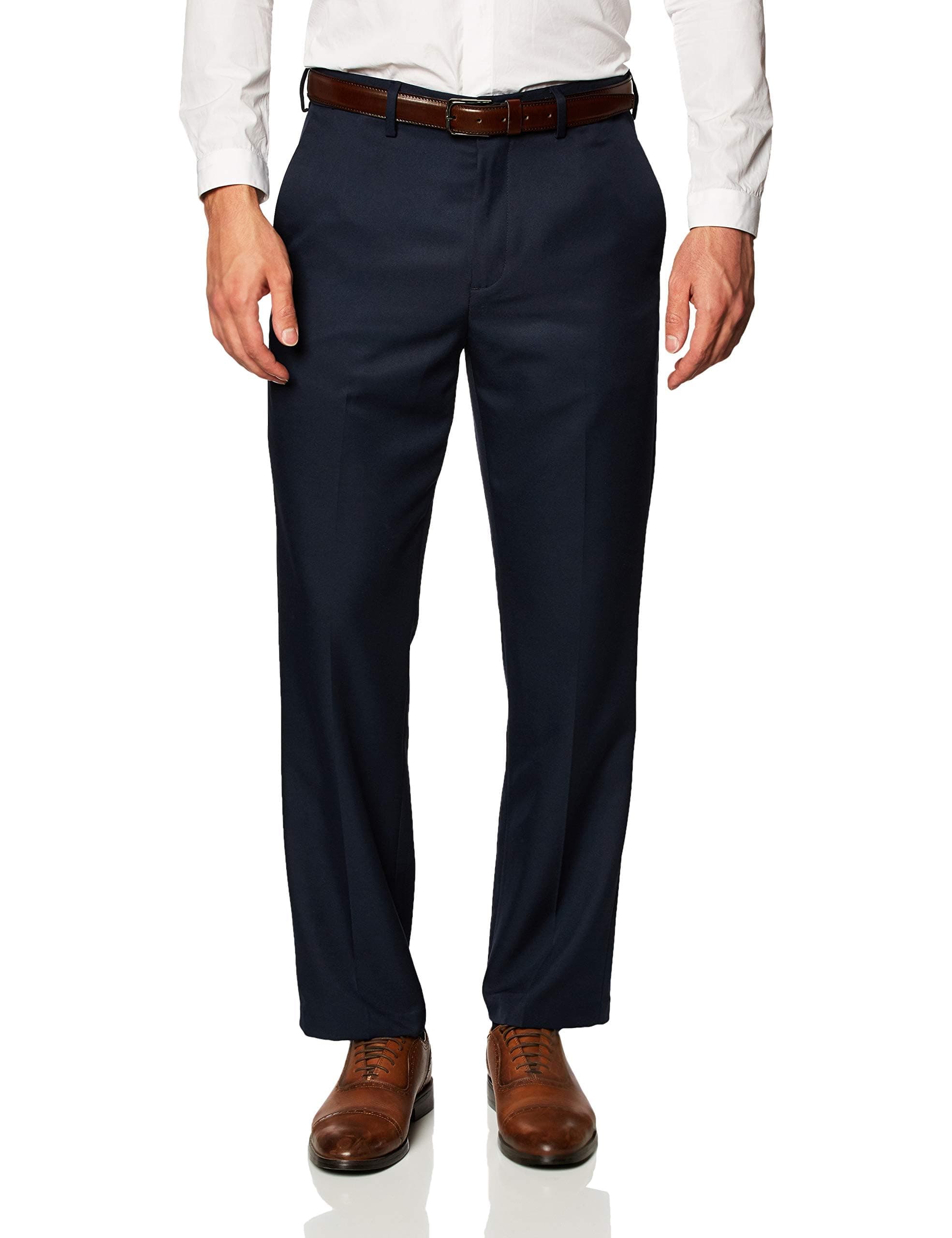 👔 Amazon Essentials Herren Flatfront-Anzughose Marineblau 40W / 32L