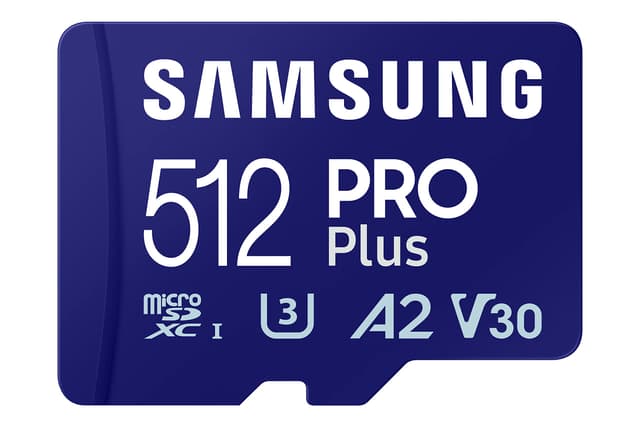 🚀 Samsung PRO Plus microSD-Karte + SD-Adapter, 512 GB - Für Mobile Gaming und 4K UHD 🎮