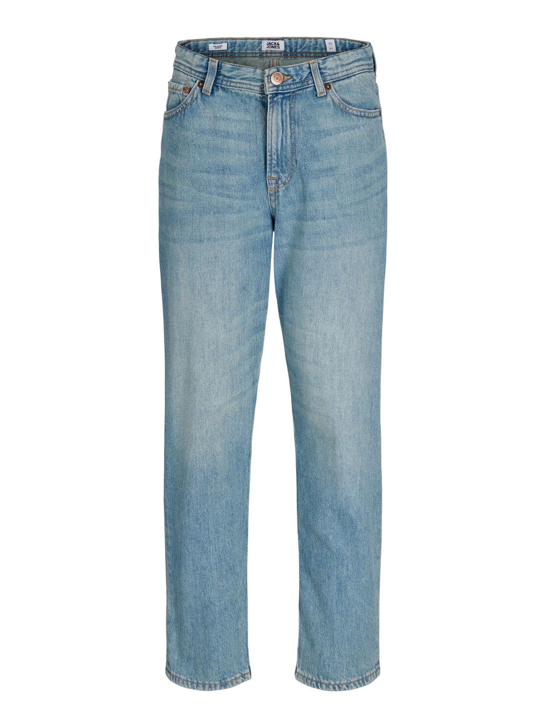 👖🔵 JACK & JONES Boy Relaxed Fit Jeans JJICHRIS JJORIGINAL AKM 910 JNR Relaxed Fit Jeans Junior 164 Blue Denim Angebot!