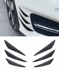 Flaconi 6PCS Spoiler Auto - 🚗🛡️ Hochwertige Frontstoßstange Spoiler aus Kohlefaser
