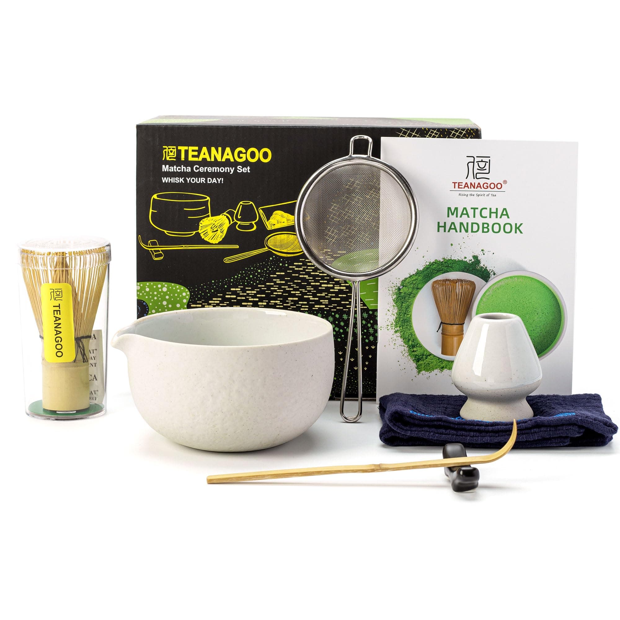 TEANAGOO Matcha Set | Premium Machata Zeremonie-Set | Hochwertiges Matcha Zubehörset