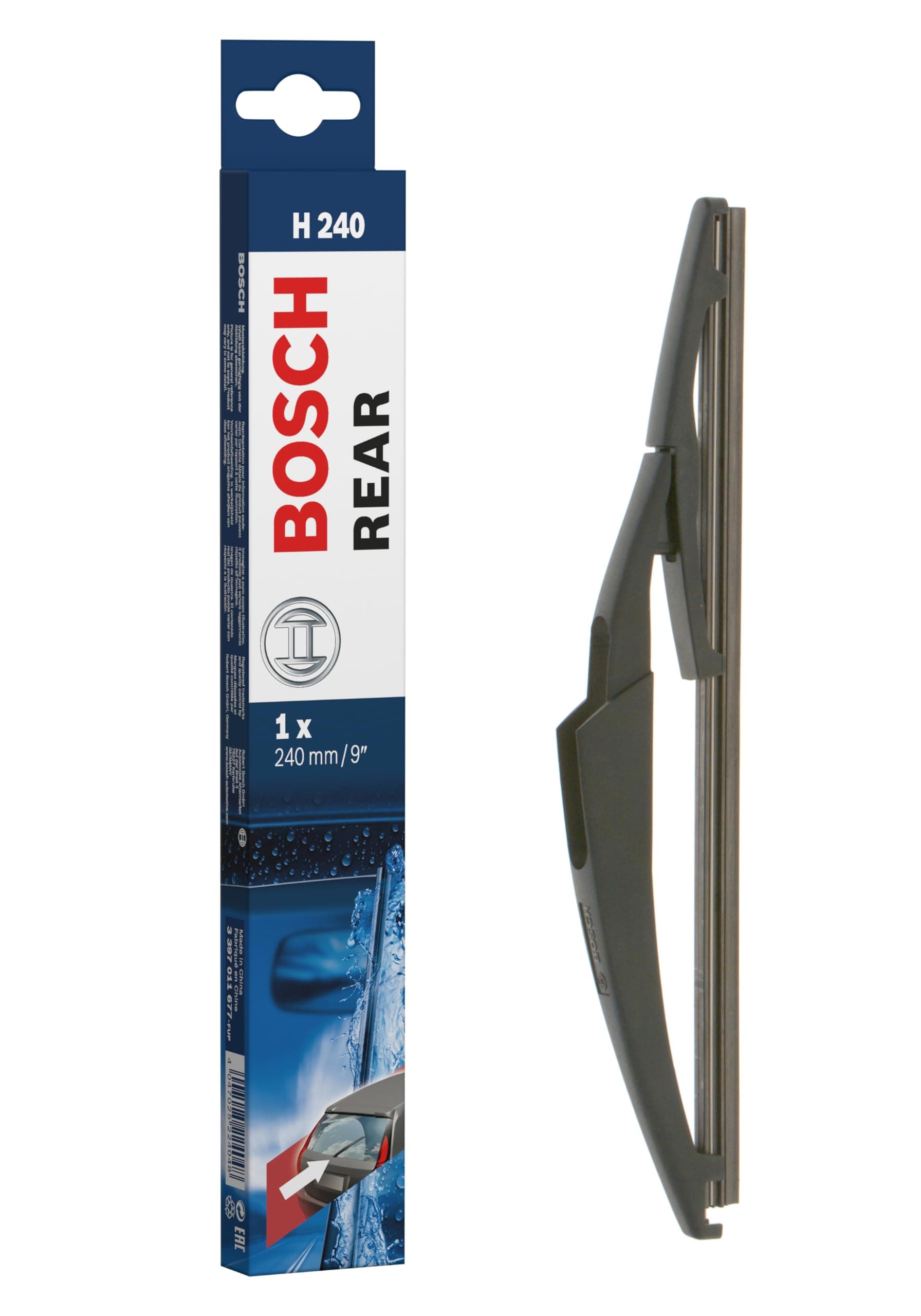 🚗 Bosch Scheibenwischer Rear H240, Länge: 240mm - Wischgummitechnik