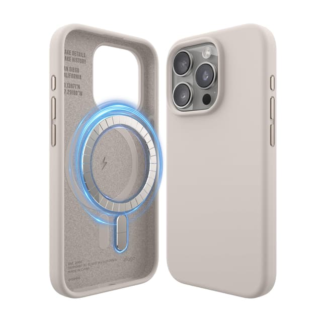 elago Magnetische Silikonhülle für iPhone 15 Pro 📱🌈