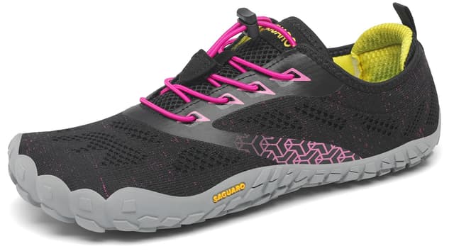 SAGUARO Unisex Minimalistische Barfußschuhe 🌹 Traillaufschuhe 37 EU Rote Rose - Angebot