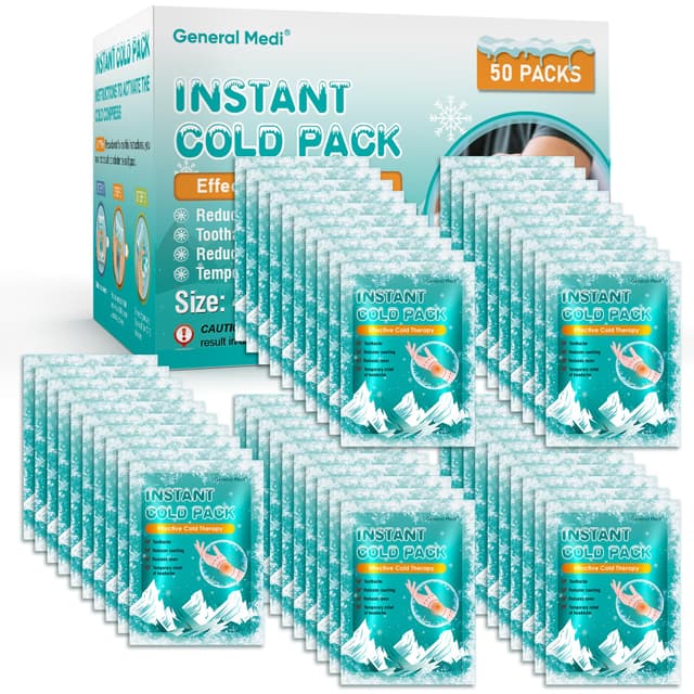 🧊🩹 General Medi Einweg Kälte-Sofort-Kompresse (50 Stück) - Angebot