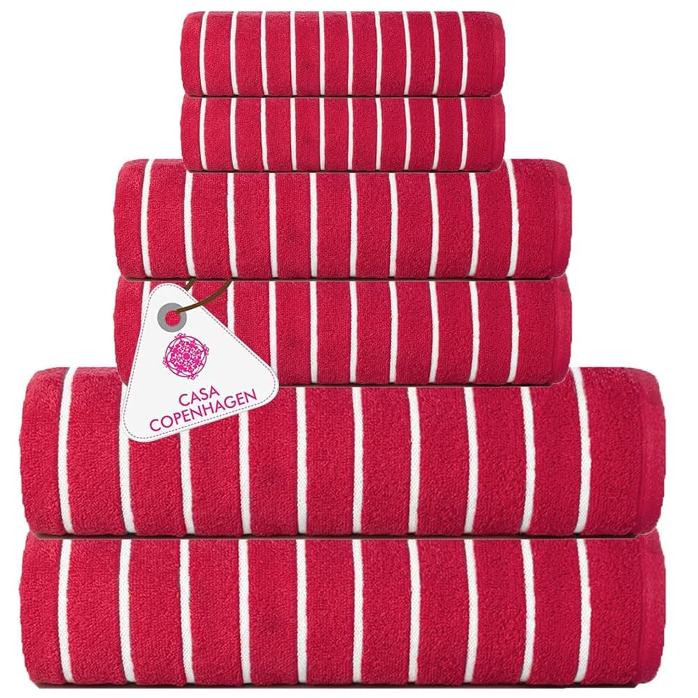 Angebot: Casa Copenhagen Ecstatic 6-teiliges Handtuch-Set - Rosa 🛁🌸