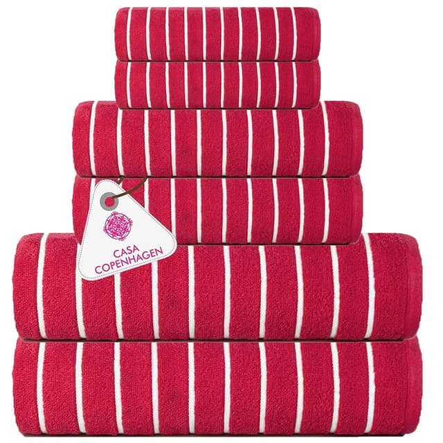 Angebot: Casa Copenhagen Ecstatic 6-teiliges Handtuch-Set - Rosa 🛁🌸