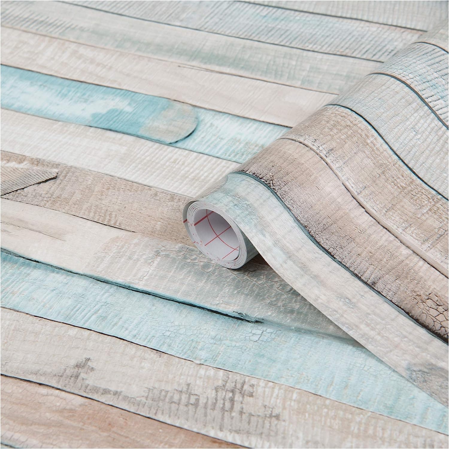 🌊🌿 d-c-fix Möbel-Klebefolie Rio Ocean Holz-Optik braun blau 45 cm x 2 m - Möbelfolie selbstklebend