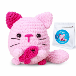 🧶 NestledCrafts Häkelset für Anfänger - Komplettes Strickset 🎁
