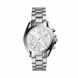 🕒🌟 Tolle Angebote! Michael Kors Damen-Armbanduhr Bradshaw Edelstahl silberfarben 🌟🕒