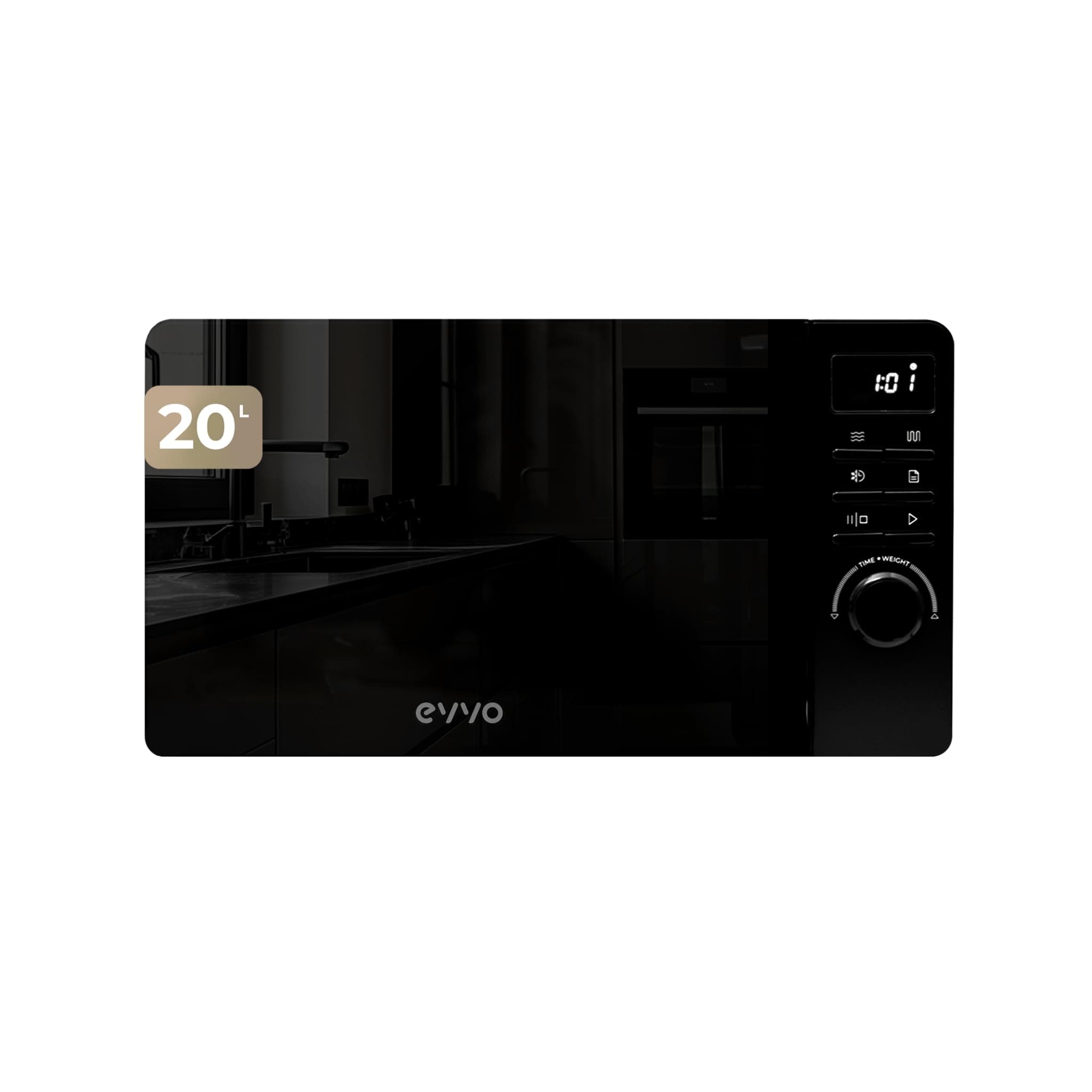 Angebot: Mikrowelle EVVO M20 Schwarz 🔥🍲
