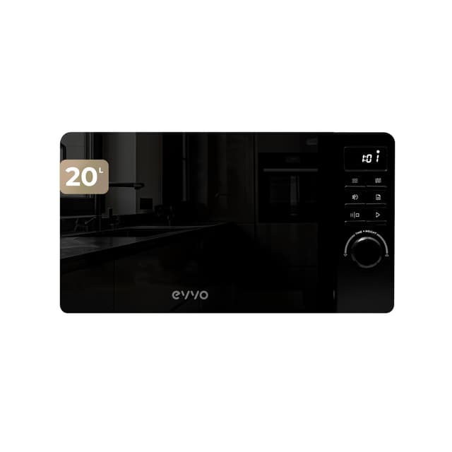 Angebot: Mikrowelle EVVO M20 Schwarz 🔥🍲