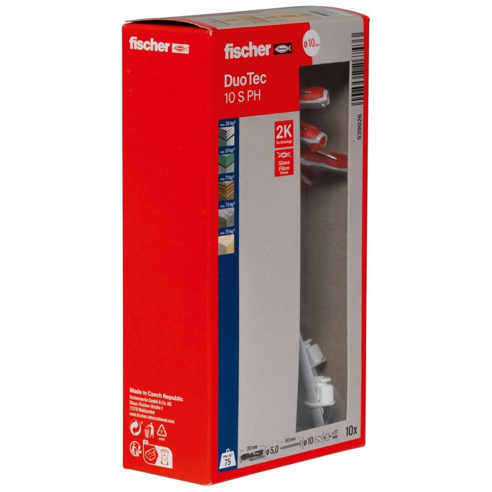 Angebot: fischer DuoTec 10 S PH Kippdübel mit Panheadschraube