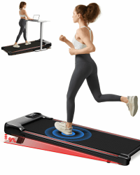 CURSOR Walking Pad mit Steigung 8/12 KM/H, Laufband mit Steigung für Zuhause und Dreifacher Dämpfung, Laufband Schreibtisch Max. Belastung 136KG 1-8KM/H