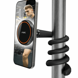 A2C Flexibler Schwanenhals-Handyhalterung für iPhone, Mag-Safe, langer Arm, magnetische Handyhalterung für Laufband, Peloton, tragbares Fitness-Zubehör für 10,2 - 17,8 cm Smartphones