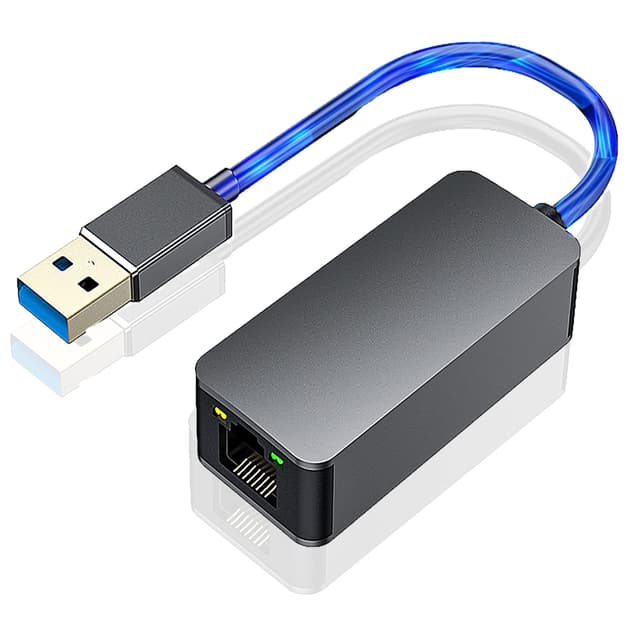 USB 2,5G Ethernet Adapter, XRR USB 3.0 auf RJ45 LAN Netzwerk Adapter, Netzwerkadapter RTL8156B for Mac OS 10.8-10.15, Windows, Linux abwärtskompatibel mit 2500/1000/100Mbps ideal zum Spielen