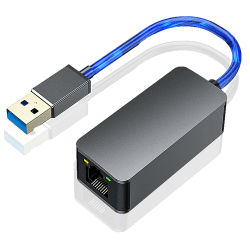 USB 2,5G Ethernet Adapter, XRR USB 3.0 auf RJ45 LAN Netzwerk Adapter, Netzwerkadapter RTL8156B for Mac OS 10.8-10.15, Windows, Linux abwärtskompatibel mit 2500/1000/100Mbps ideal zum Spielen