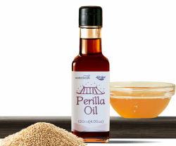 NECIPE Premium Perillaöl 120ml | 100% Koreanische Perillasamen | Traditionell handwerklich hergestellt | Kaltgepresst für maximale Nährstoffe und Geschmack | Reichhaltiges Aroma (Perillaöl)