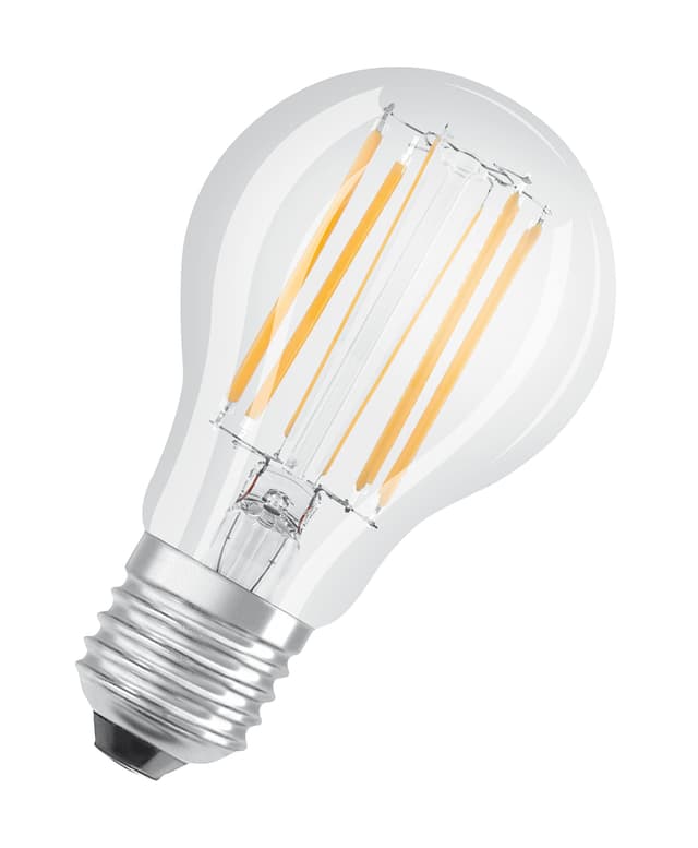 OSRAM Superstar dimmbare LED-Lampe mit besonders hoher Farbwiedergabe (CRI90) für E27-Sockel, Filament-Optik ,Kaltweiß (4000K), 1055 Lumen, Ersatz für herkömmliche 75W-Leuchtmittel, dimmbar, 1-er Pack 75W-Ersatz Birne Kaltweiß