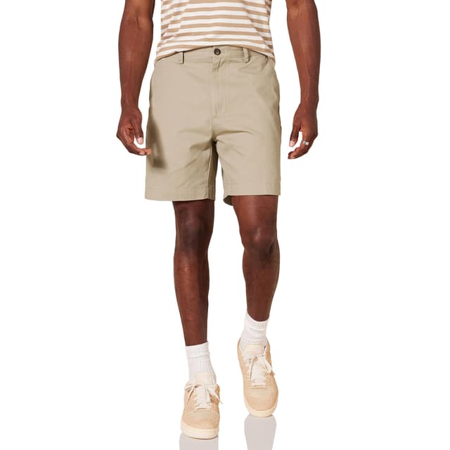 Amazon Essentials Herren 18 cm Chinoshorts Mit Klassischer Passform