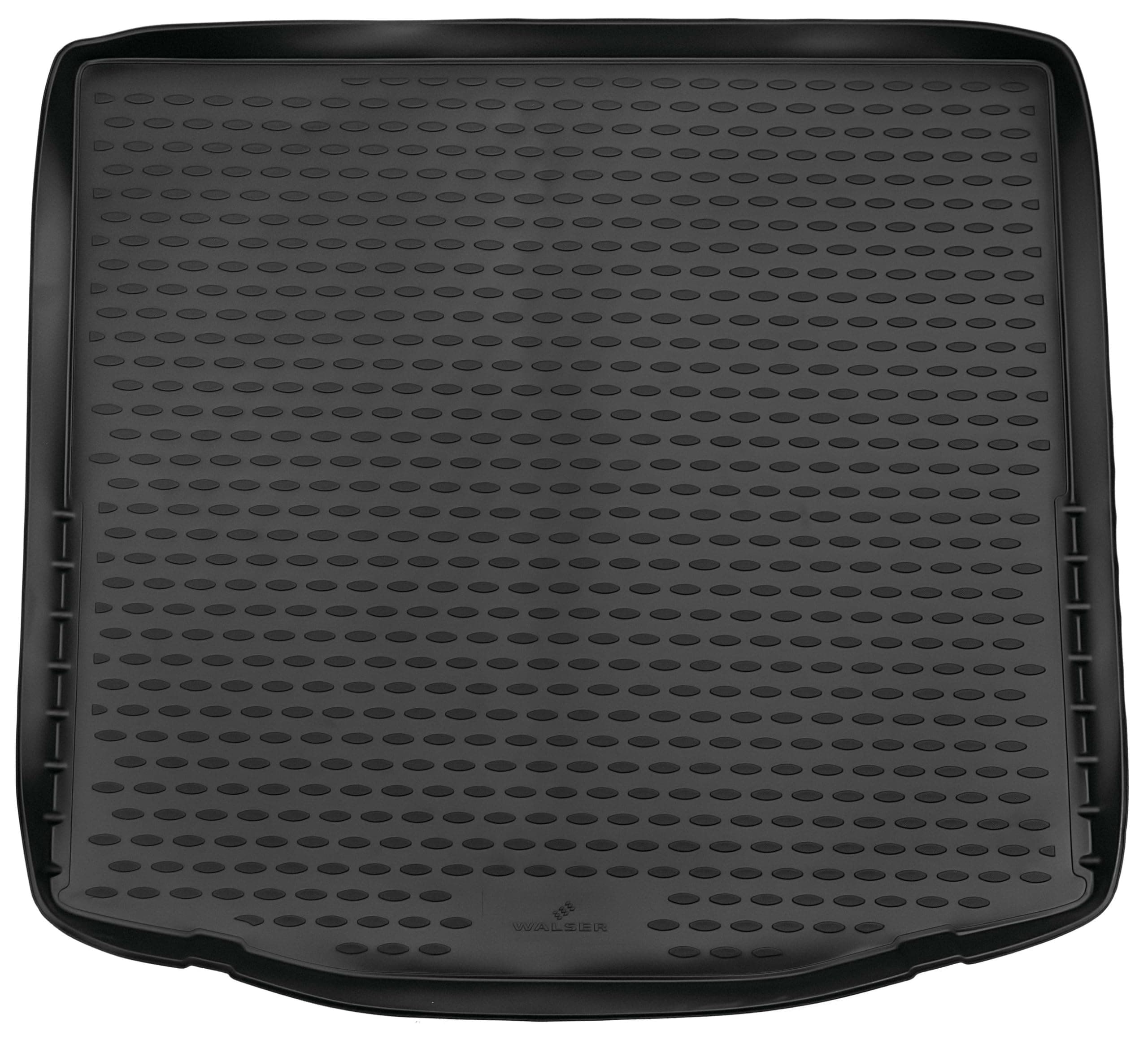 WALSER XTR Kofferraumwanne für Ford Focus III (Focus 3) Stufenhecklimousine 2010-2015, 100% passgenaue Antirutschmatte Auto, Gummimatte Auto, Kofferraum Schutzmatte, Auto Gummimatten Limousine Focus III