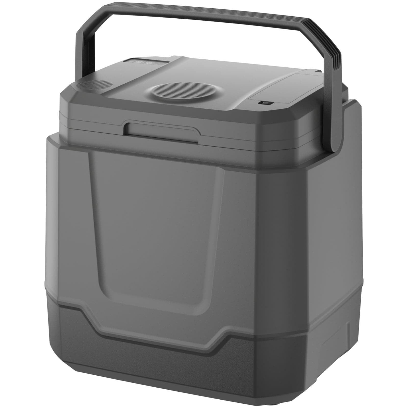 Vpcok Direct Kühlbox Auto 33 L 230v, Kühlbox Elektrisch 12v 220-240v, Zweifacher Kühl- und Heizmodus, Camping Kühlschrank für Autos, Lastwagen, Boote und Festival, Frischtemperatur 15°C
