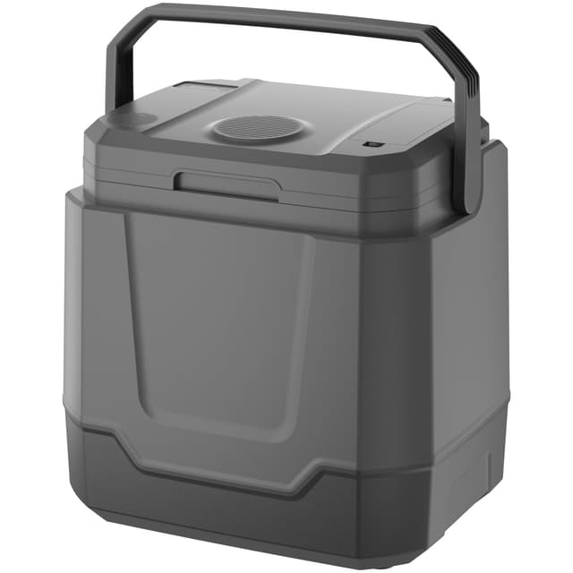 Vpcok Direct Kühlbox Auto 33 L 230v, Kühlbox Elektrisch 12v 220-240v, Zweifacher Kühl- und Heizmodus, Camping Kühlschrank für Autos, Lastwagen, Boote und Festival, Frischtemperatur 15°C