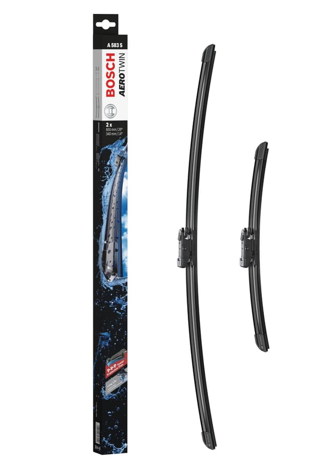 Bosch Scheibenwischer Aerotwin A583S, Länge: 650mm/340mm – Set für Frontscheibe