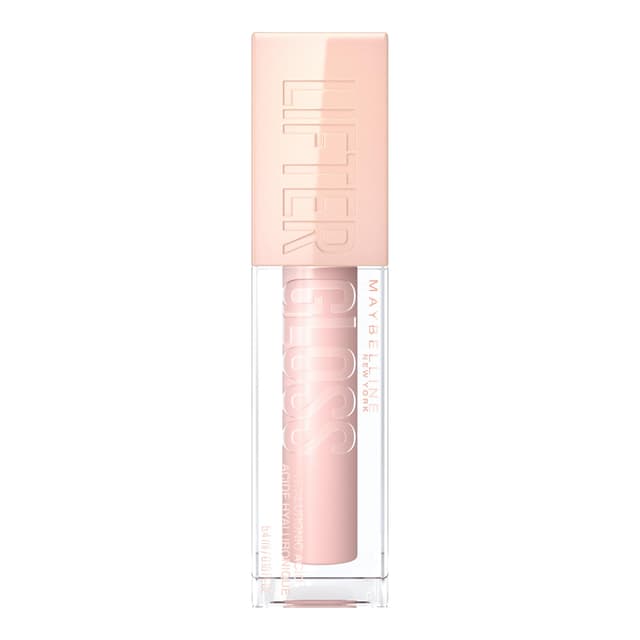 Maybelline New York Glänzender Lipgloss für voller wirkende Lippen, Feuchtigkeitsspendend, Mit Hyaluronsäure, Lifter Gloss, Farbe: Nr. 002 Ice (Nude), 1 x 5,4 ml Ice 5.4 ml (1er Pack)
