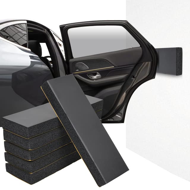 6 Stück Garagen Wandschutz Selbstklebend, 3 cm Extra Dicker Autotür Wandschutz Rammschutz für Autotüren, Garagen und Carport 30x10x3cm (6 Stück)