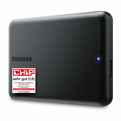 TOSHIBA Canvio Partner 1TB Portable 2.5'' Externe Festplatte, USB 3.2, Mac & Windows kompatibel. Xbox, PS4, PS5 Angebot bei HelloDeals