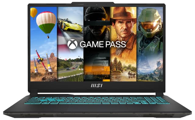 MSI Cyborg 15 Gaming-Laptop, 15,6" Full HD 144Hz, Intel Core i7-13620H, NVIDIA GeForce RTX 4060, 16GB RAM, 512GB SSD, Windows 11 Home, inkl. 1 Monat GamePass, QWERTZ Tastatur, Schwarz, A13VF-862 Intel Core i7-13620H RTX4060 8GB