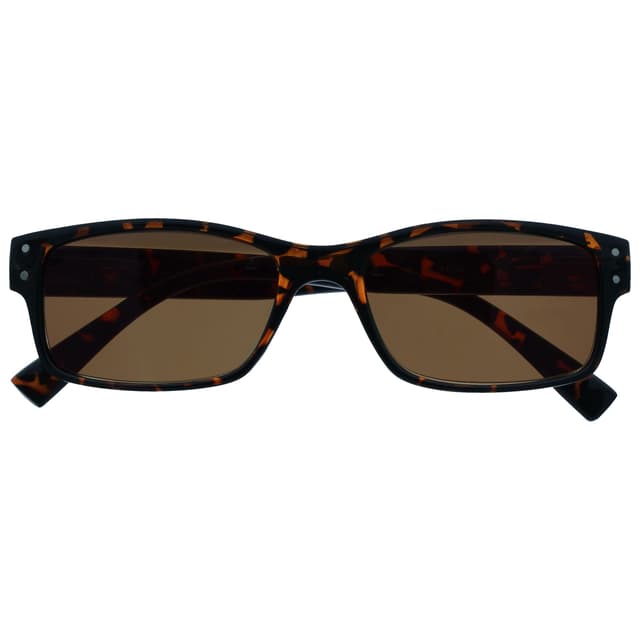 Die Lesebrille Unternehmen Herren Groß Schwarz Braune Schildpatt Sonnen-Leser UV400 Designer Stil Federscharniere S11