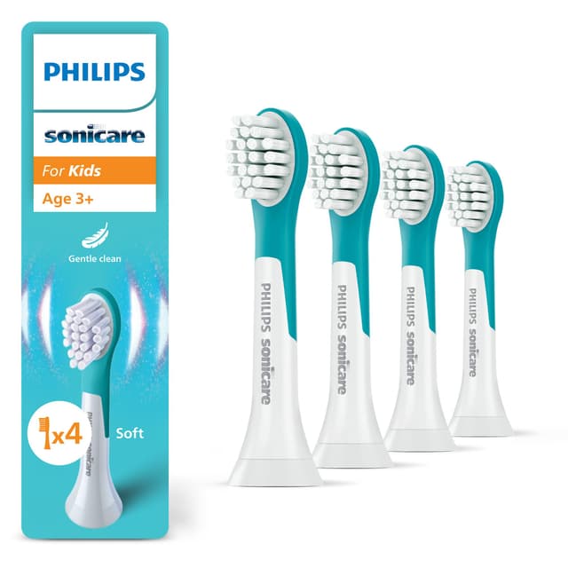 Philips Sonicare For Kids, Original Ersatzbürstenköpfe für Kinder ab 3 Jahren, 4er-Pack, HX6034/90 Neu 1 stück (4er Pack)