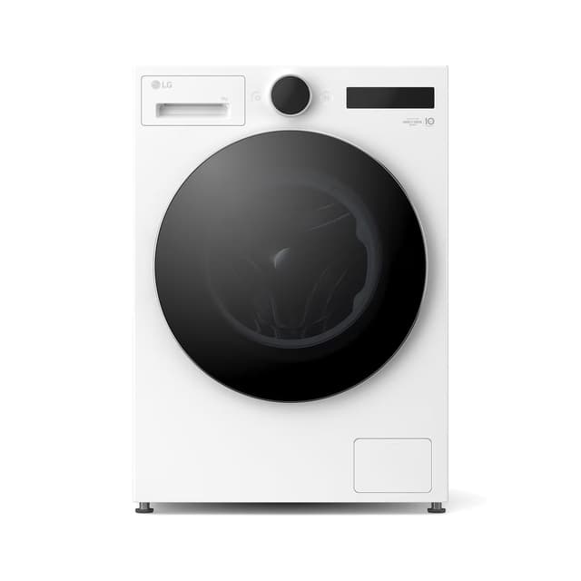 LG F4WX9092 Waschmaschine mit AI Wash, Energieklasse A-55%, neues Design & LCD-Display, TurboWash, Mikroplastik-Programm, 9 kg, weiß 9kg Weiß Single