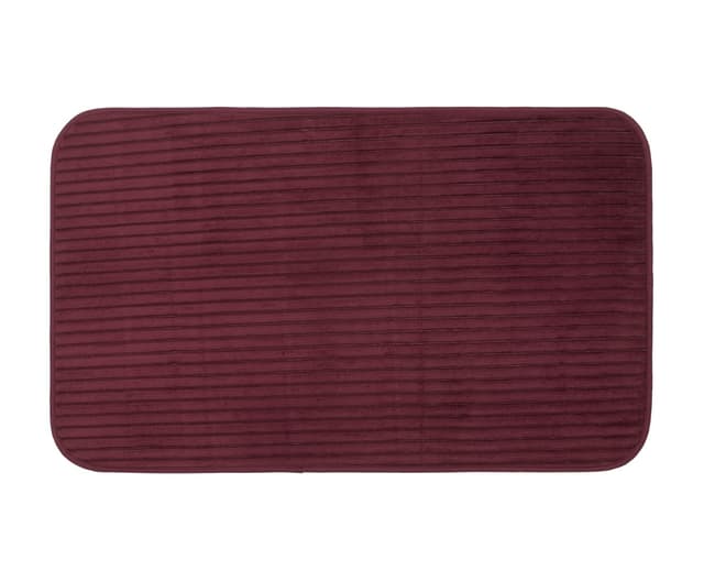 Gözze - Rutschfester Weicher Badeteppich, 100% Polyester, 60 x 100 cm - Brombeere Brombeere 60 x 100 cm (Rechteckig)
