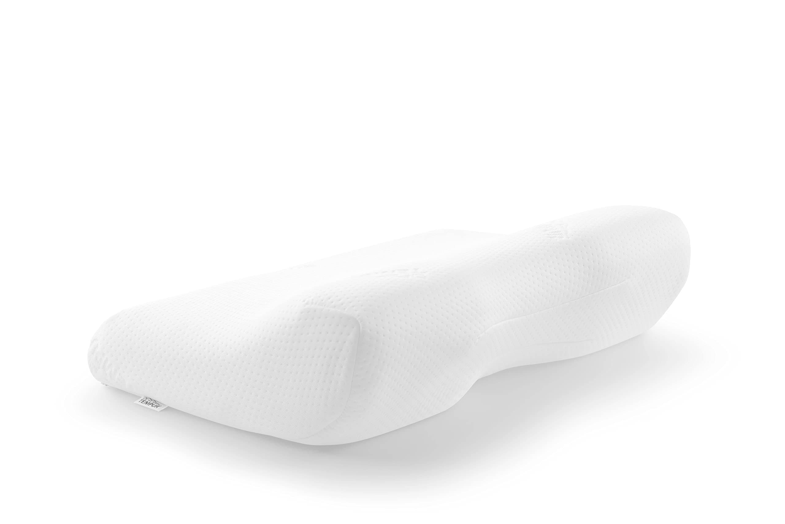 TEMPUR Millennium Kopfkissen Memory Foam, ergonomisches Nackenstützkissen für Rücken- und Seitenschläfer, Liegefühl fest, L (54 x 32 x 12.5/7 cm), Weiß Vorgänger Large