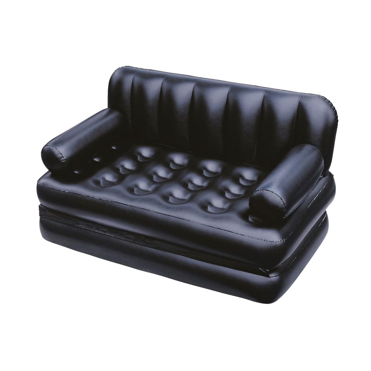 Pavillo Bestway Luftsofa, 5-in-1, zum Luftbett wandelbar, 188 x 152 x 64 cm Schwarz