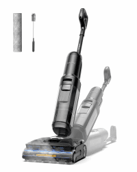Tineco FLOOR ONE S7 Stretch Steam Nass Trockensauger 140 °C HyperSteam Dampfreiniger, 80 Min Laufzeit, DualBlock Anti-Tangle, FlashDry Selbstreinigung, Dreiseitige Kantenreinigung, hartnäckige Flecken