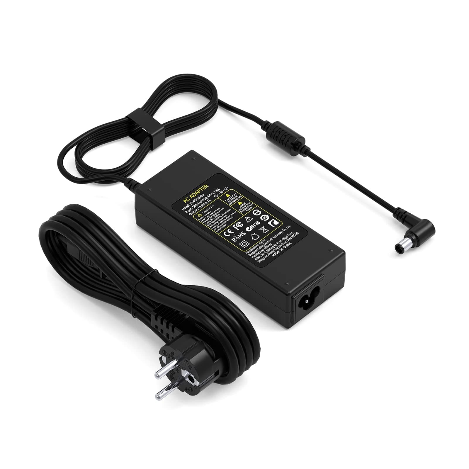 Jippofu 19.5V Netzteil Kompatibel mit Sony Bravia TV KDL-32 KDL-40 KDL-42 KDL-48 KDL-24 90W Ladegerät Ladekabel Adapter W600B W650A W700B KDL32W700B KDL48W600B KDL48W590B LED LCD Bildschirm Charger 19.5V 4.7A 90W