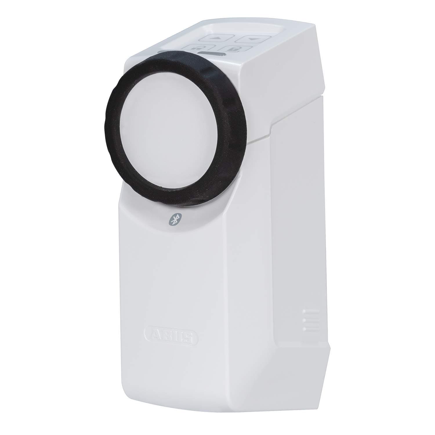 ABUS HomeTec Pro Bluetooth CFA3100 - Elektronisches Türschloss - Haustür per App auf dem Smartphone öffnen und verriegeln - mit Zugangskontrolle - Weiß Weiß Türschlossantrieb