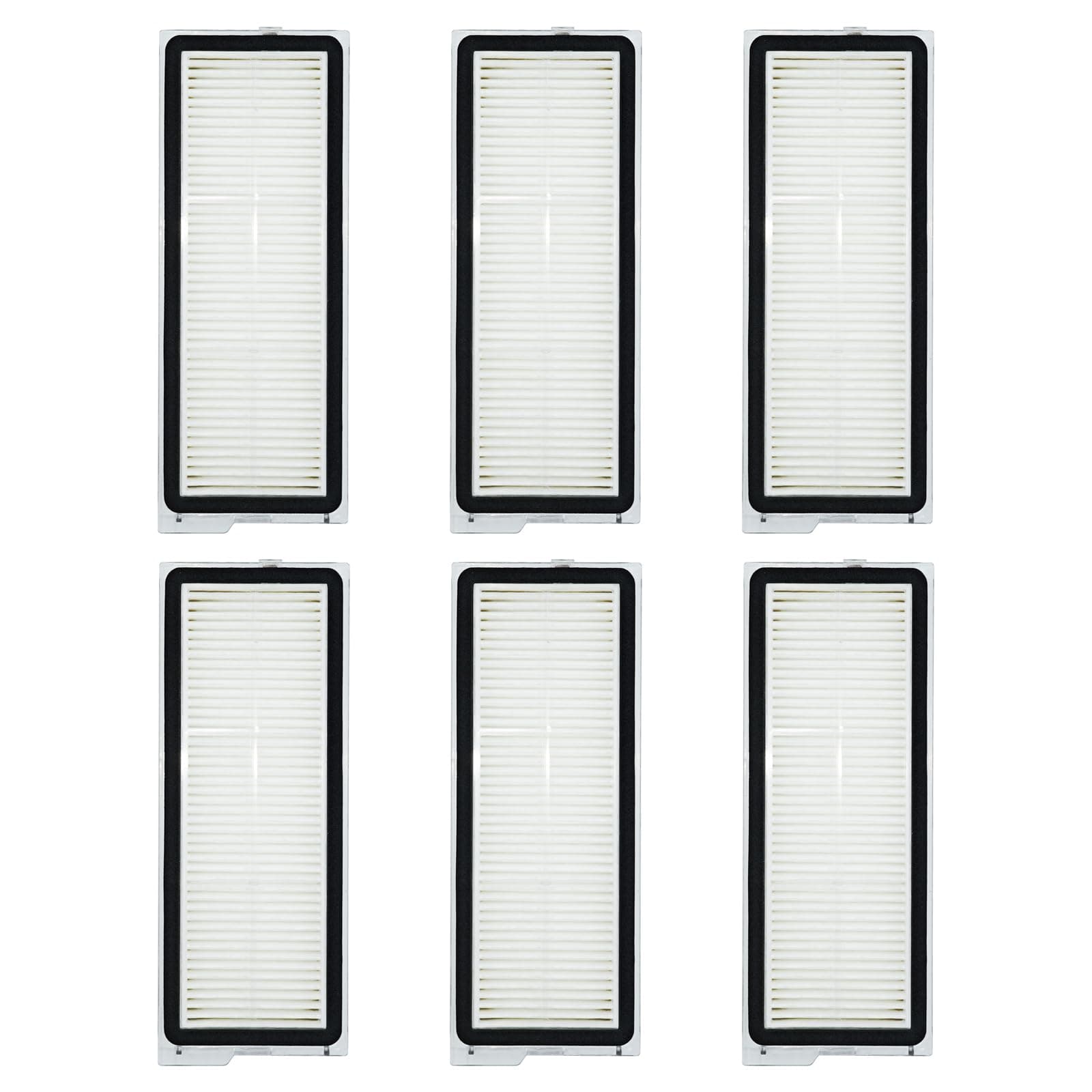 Bpbdzz 6 Stück Filter für Roborock Qrevo S/Qrevo Curve/Qrevo Pro/Qrevo Plus/Qrevo MaxV/Qrevo Edge Roboter Staubsauger | Waschbar & Wiederverwendbar | Premium Filter Zubehör Ersatzteile 6-pack Filter für Roborock Qrevo S