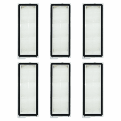 Bpbdzz 6 Stück Filter für Roborock Qrevo S/Qrevo Curve/Qrevo Pro/Qrevo Plus/Qrevo MaxV/Qrevo Edge Roboter Staubsauger | Waschbar & Wiederverwendbar | Premium Filter Zubehör Ersatzteile 6-pack Filter für Roborock Qrevo S
