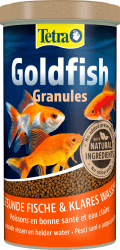 Tetra Goldfish Granules - Granulat-Fischfutter für alle Goldfische und andere Kaltwasserfische, 1 L Dose 1 l (1er Pack)