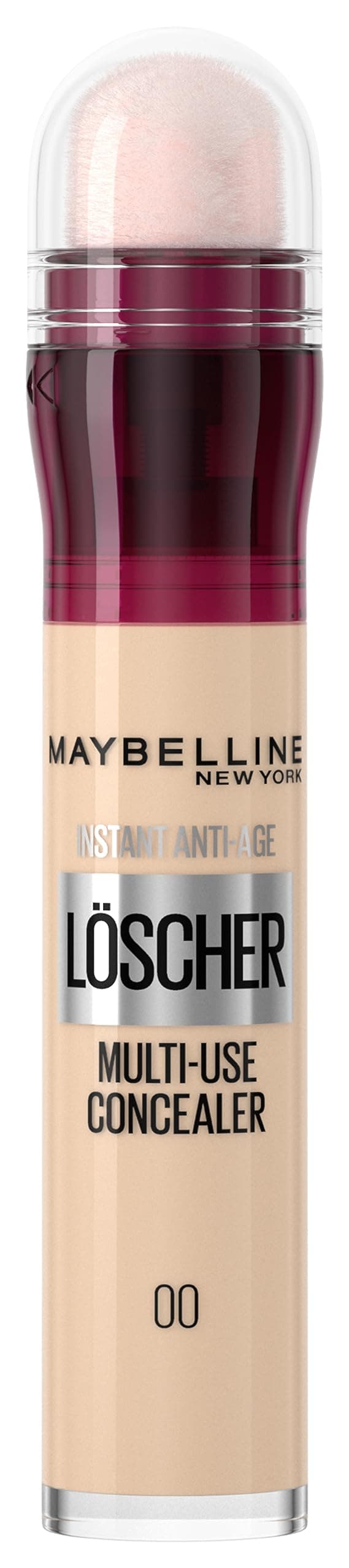 Maybelline New York Abdeckstift, Instant Anti-Age Effekt Concealer, Löscher mit Mikro-Lösch-Applikator, Nr. 00 Ivory, 6,8 ml 6.8 ml (1er Pack) Nr. 00 Ivory