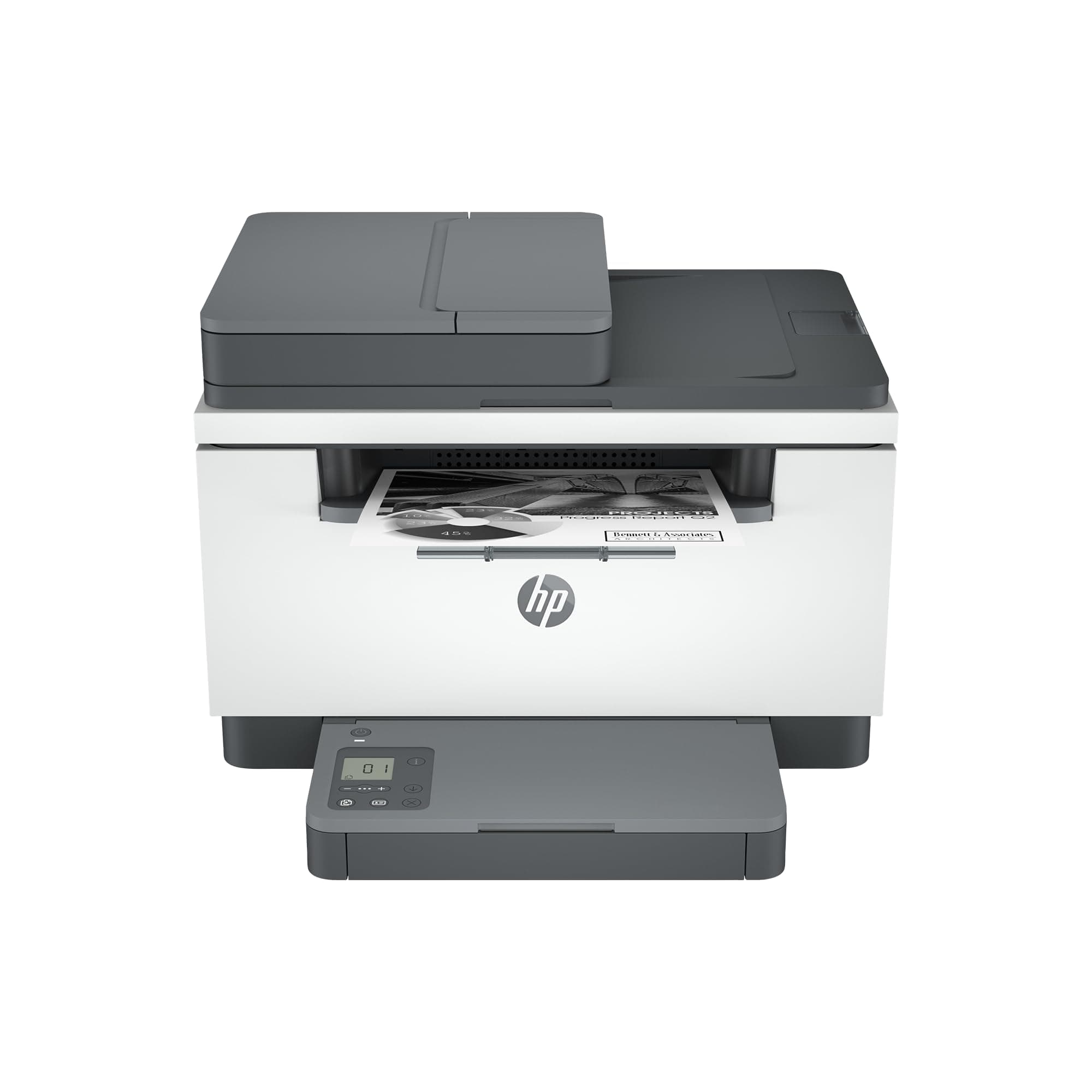 HP LaserJet MFP M234sdn Multifunktionslaserdrucker, Drucker, Scanner, Kopierer, Vorlageneinzug, LAN, Duplex, Grau-Weiß, 29 S/Min LAN+Stapeleinzug Drucken+Scannen+Kopieren